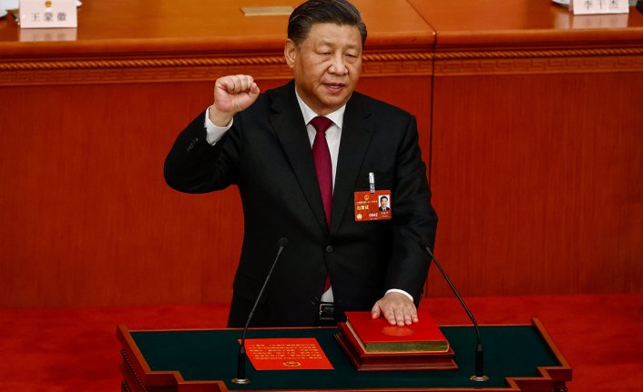 Çin'de 3'üncü kez Xi Jinping devlet başkanı oldu