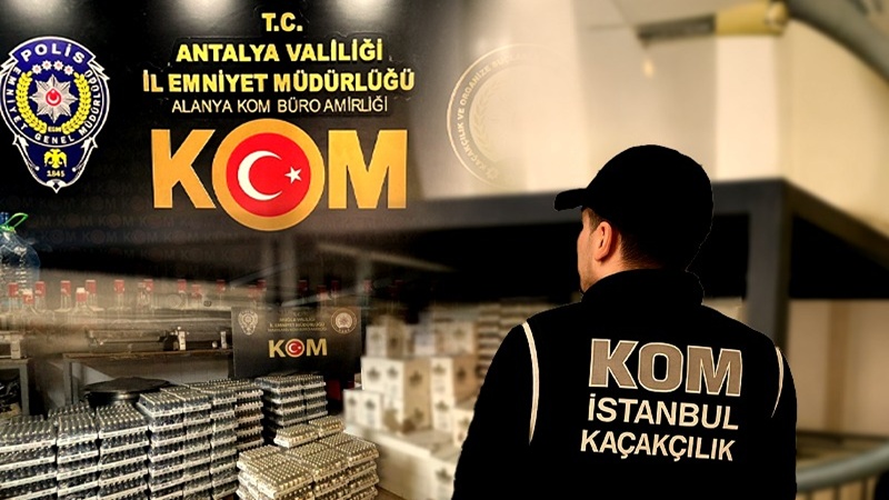 81 İlde Sahte İçki Operasyonu