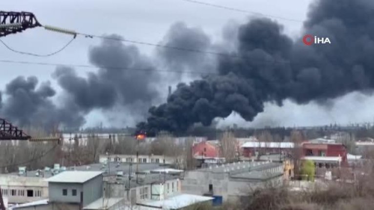 Rusya, Odessa'da akaryakıt deposunu vurdu