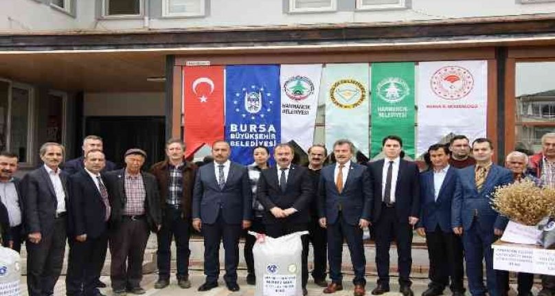 Bursa'da çiftçiye çörek otu tohumu desteği