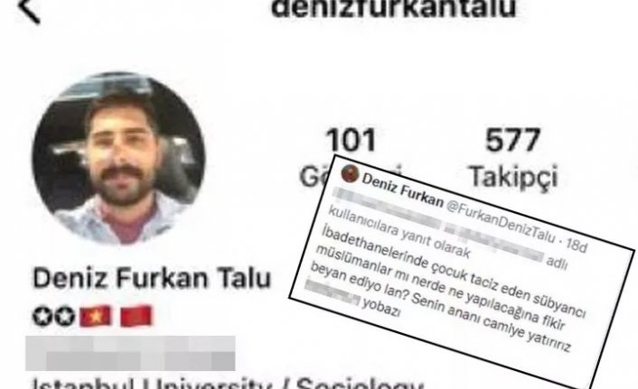 Sosyal medya paylaşımları infiale yol açmıştı! Deniz Furkan Talu tutuklandı