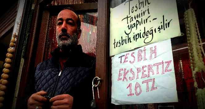 Tespih ekspertizi! 30 yıldır değer biçiyor