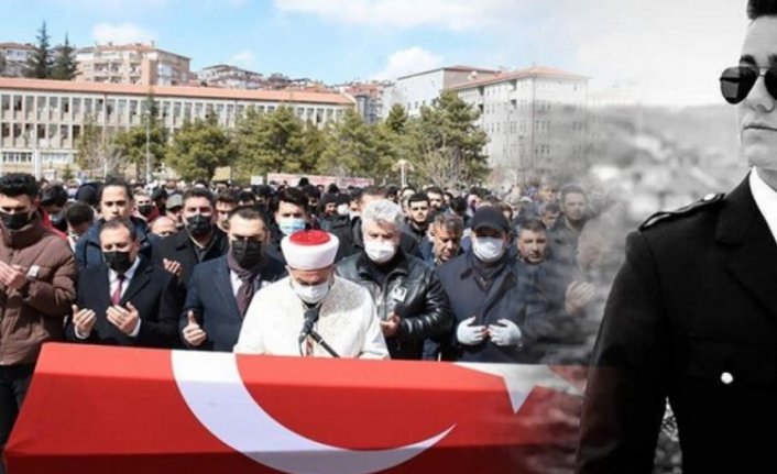 Kaza kurşunuyla hayatını kaybeden polis toprağa verildi