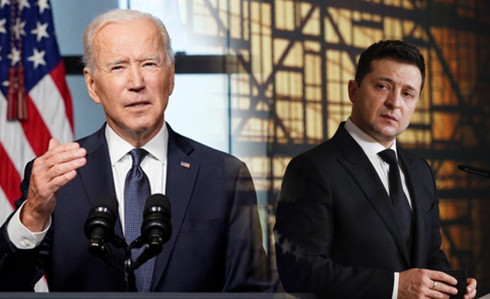 Ukrayna Devlet Başkanı Zelenskiy, ABD Başkanı Biden ile görüştü