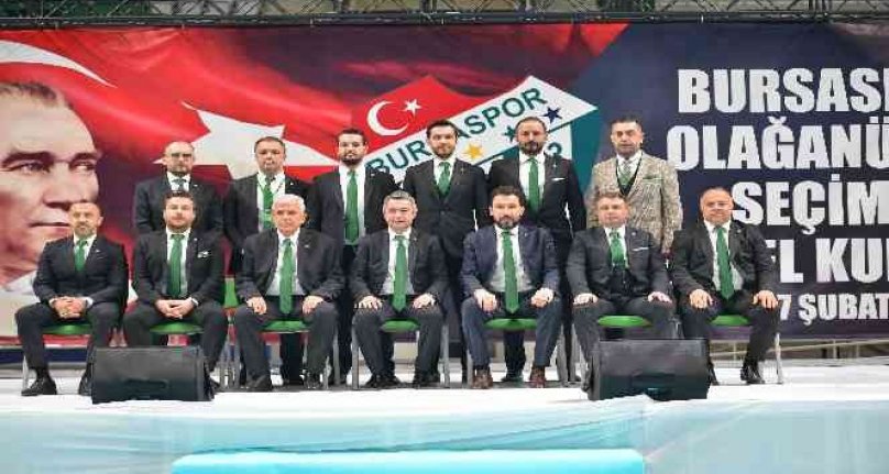 Bursaspor'da görev dağılımı gerçekleşti