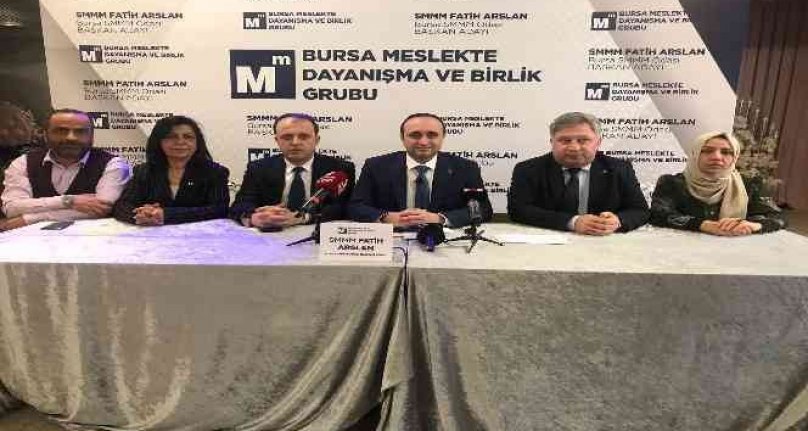 Bursa SMMMO Başkan adayı Fatih Arslan: "Çözüm üretecek ve kararlılıkla hayata geçirecek bir yönetimiz"