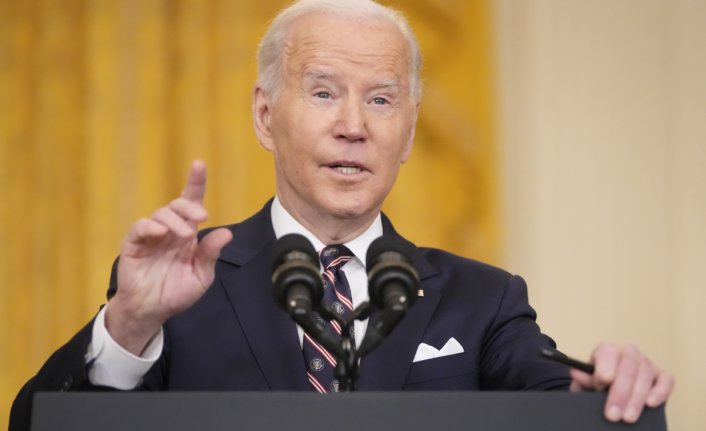 Biden: 'Rus devlet borcuna kapsamlı yaptırımlar uyguluyoruz'