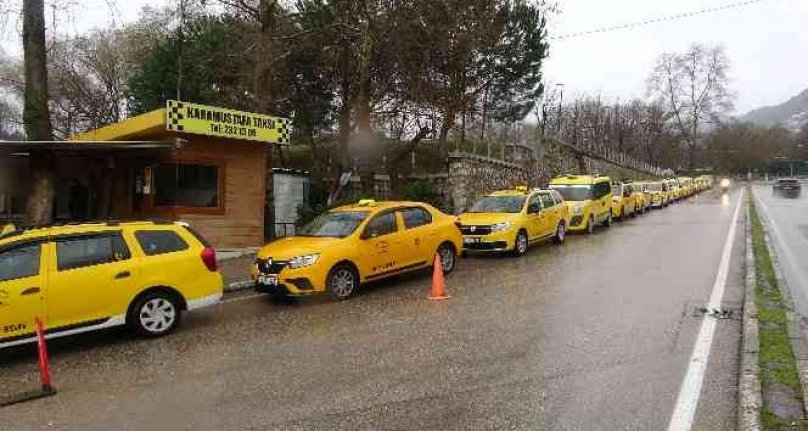 Bursa'da taksimetre ayar kuyruğu