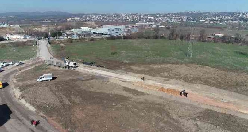 Bursa Nilüfer'i Mudanya'ya bağlayan yol asfaltlanıyor