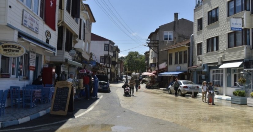 Selden etkilenen Tirilye'de hayat normale döndü