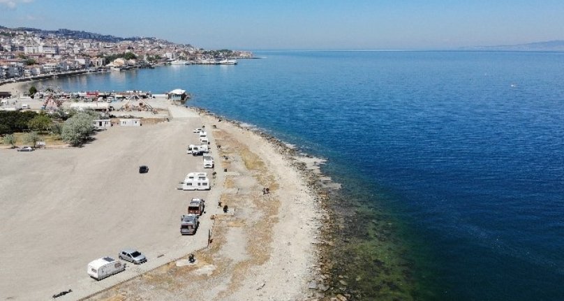 Bursa’da muhteşem manzaraya karşı bedava tatil yapıyorlar...