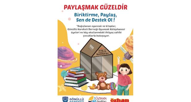 Özhan Marketler zincirinden kitap ve oyuncak bağışı kampanyası