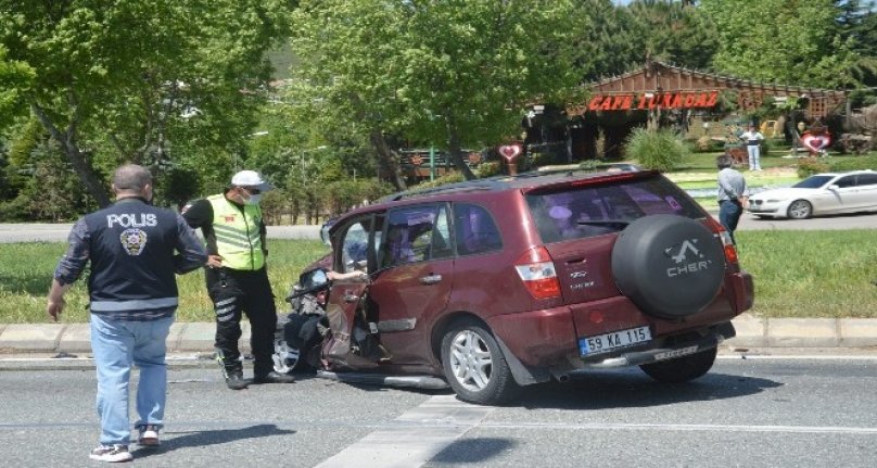 Bursa'da polis kontrol noktasında feci kaza