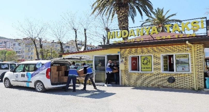 Bursa Mudanya Belediyesi şoför esnafıyla dayanışma içinde