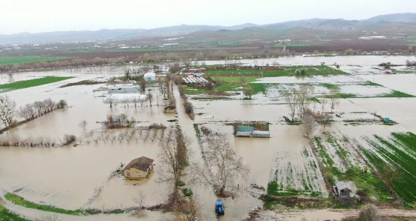 Bursa'da 35 bin dönüm arazi sular altında!