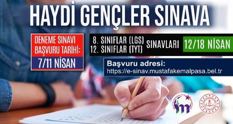 Bursa'da öğrencilere online sınav desteği