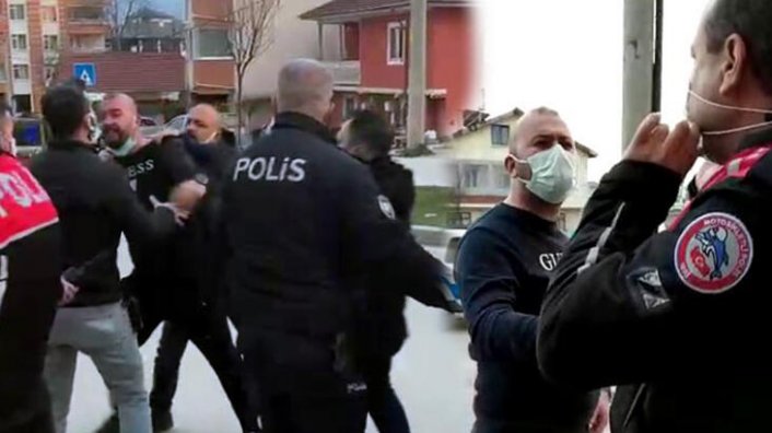 Doktor ve ilaç mümessili polislerle tartıştı! 'Sizi Irak'a, Suriye'ye gönderirim'