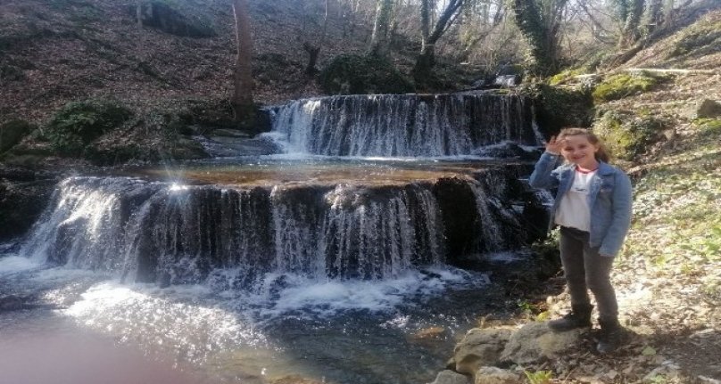 Bursa'da traverten şelalesi görenleri hayran bırakıyor