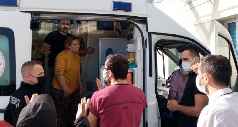 Tüp bomba gibi patladı! Annenin feryadı yürek dağladı