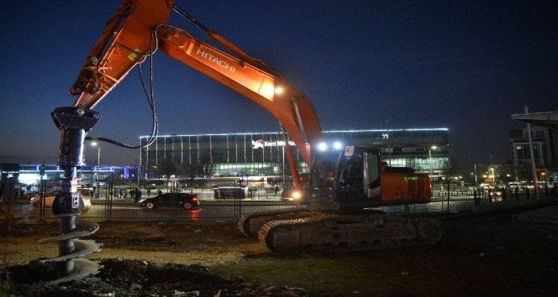 Bursa T2'de gece gündüz çalışma devam ediyor