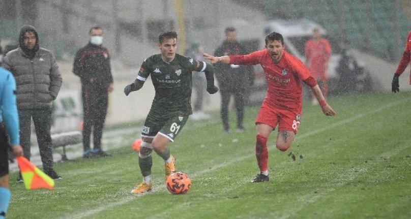 Bursaspor'un gol zinciri 20 maç sürdü