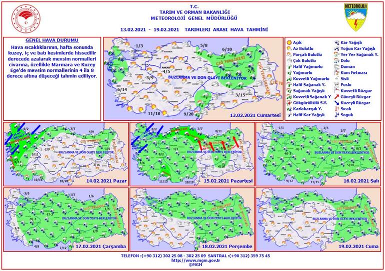 Meteoroloji kar yağışı tahminini değiştirdi!