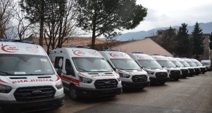 Sağlık Bakanlığı'ndan Bursa'ya 18 ambulans