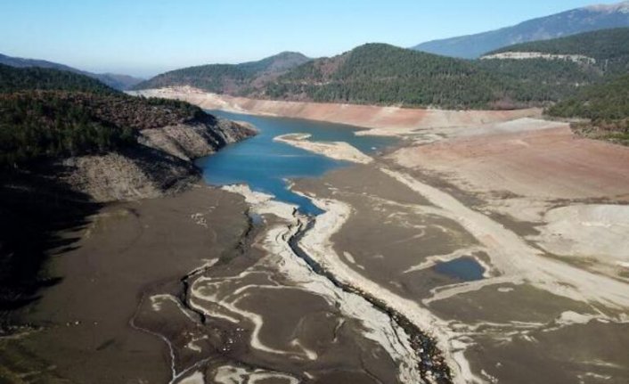 Bursa Doğancı Barajı 40 yıldan bu yana en düşük seviyede