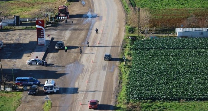 Bursa'da jandarma ekiplerinden helikopterli operasyon