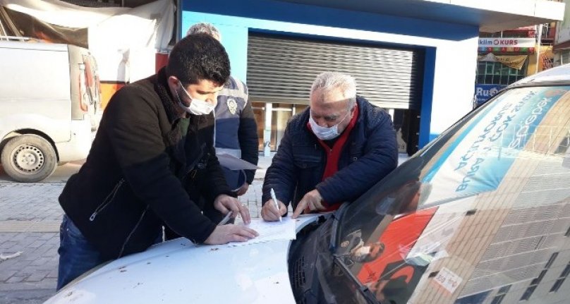 Bursa'da başkası adına düzenlenen evrakla sokağa çıktı, ceza yedi!