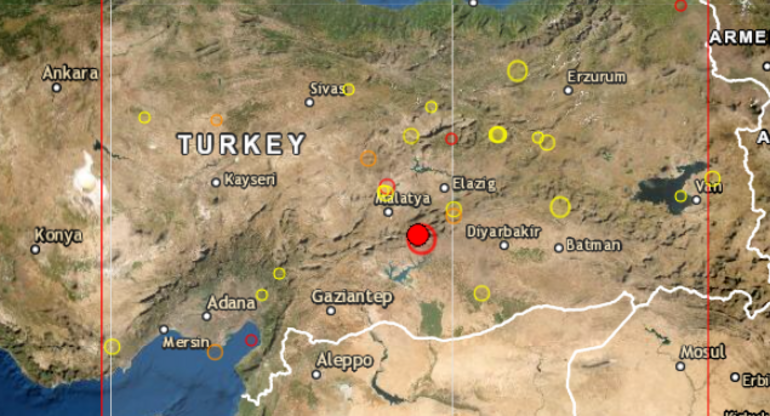 Malatya'da şiddetli deprem paniğe neden oldu!