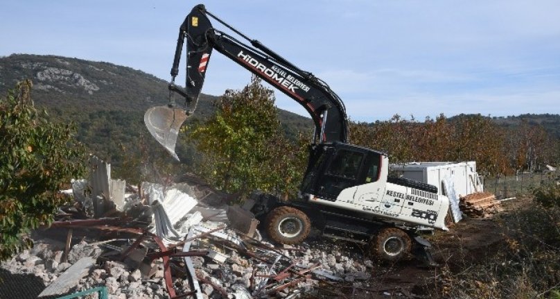 Bursa Kestel'de kaçak yapılarla etkin mücadele