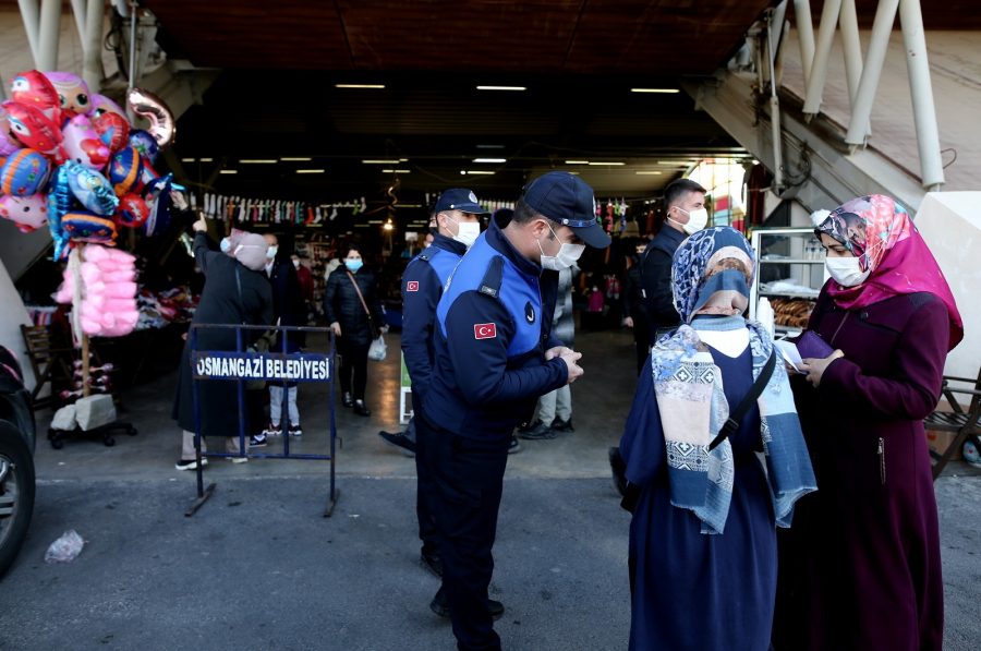 Bursa'da HES kodu olmayanlar pazara alınmadı