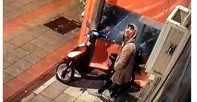 Bursa'da polis bu görüntüdeki motosiklet hırsızını arıyor