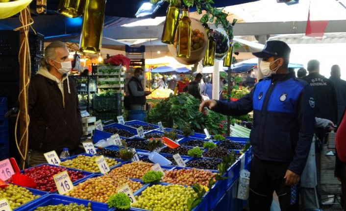 Bursa'da semt pazarlarında denetim