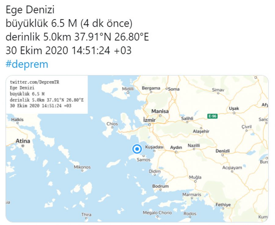 Bursa'da deprem panik yarattı!