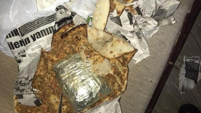 Yolcu otobüsünde şok operasyon! Lahmacun arası uyuşturucu çıktı