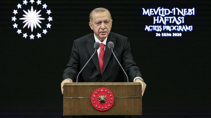 Cumhurbaşkanı Erdoğan'dan Fransız mallarına boykot çağrısı