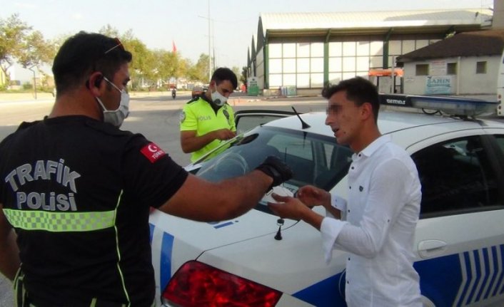 Bursa'da maskesiz yakalanan gencin bahanesi kurtarmadı!