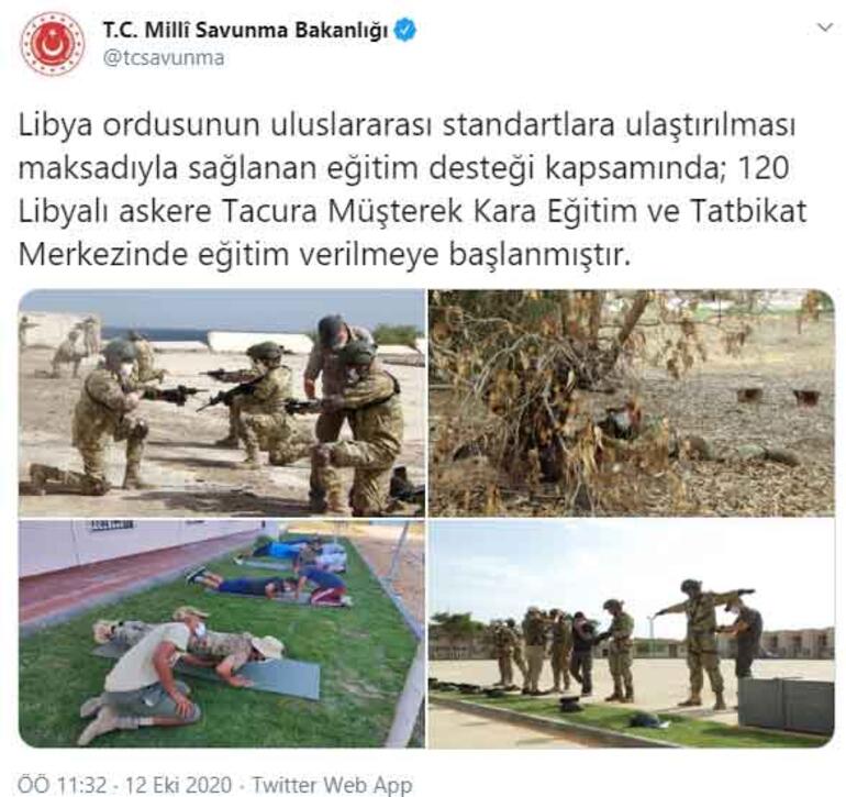 Milli Savunma Bakanlığı'ndan Libya açıklaması: Eğitimlere başladık