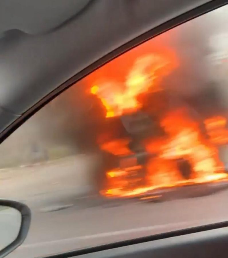 Bursa'da TIR alev topuna döndü