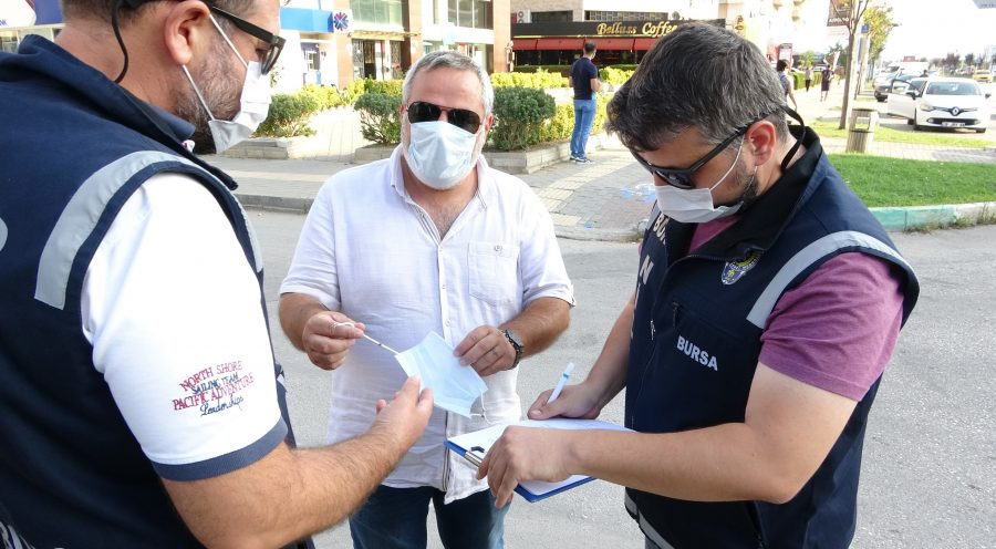 Bursa'da kopan maske cezadan kurtaramadı!