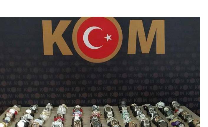 141 adet kaçak kol saati ele geçirildi