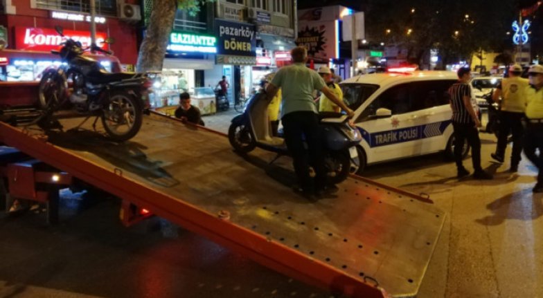 Bursa'da abart egzoz takanlara ceza yağdı