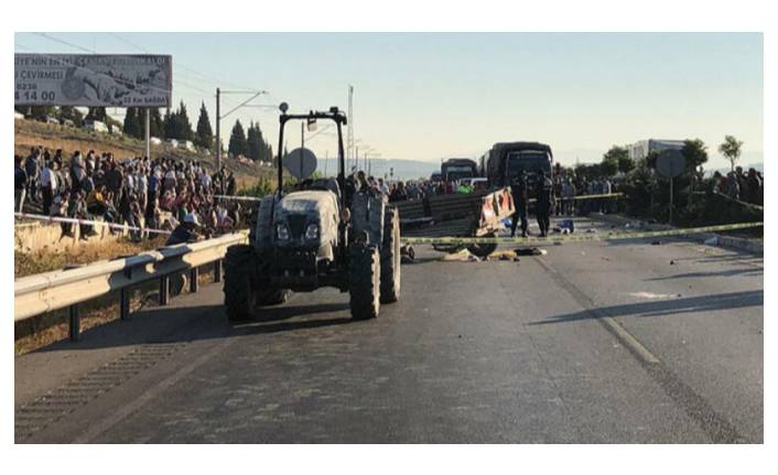 3 tarım işçisinin öldüğü kazaya karışan traktörü değiştirmişler