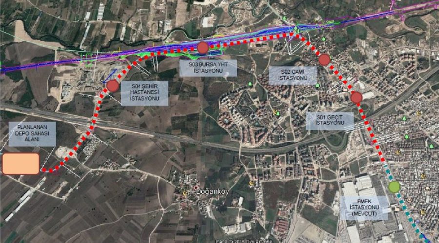 Bursa Şehir Hastanesi Hattı ihaleye hazır