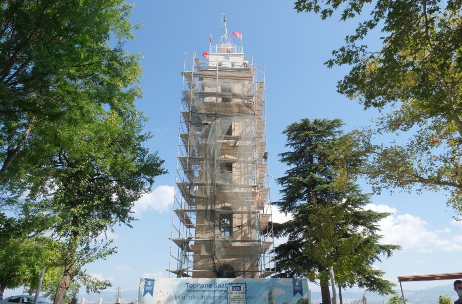 Bursa Tophane Saat Kulesi eski ihtişamına kavuşuyor