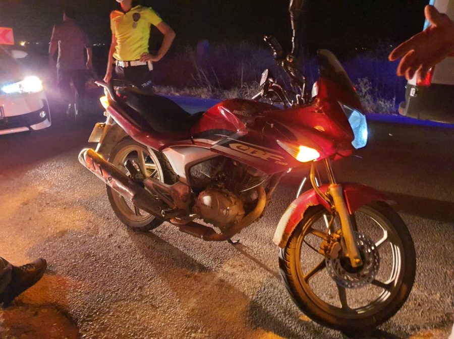 Bursa'da alkollü sürücü, 2 kez motosikletini devirdi