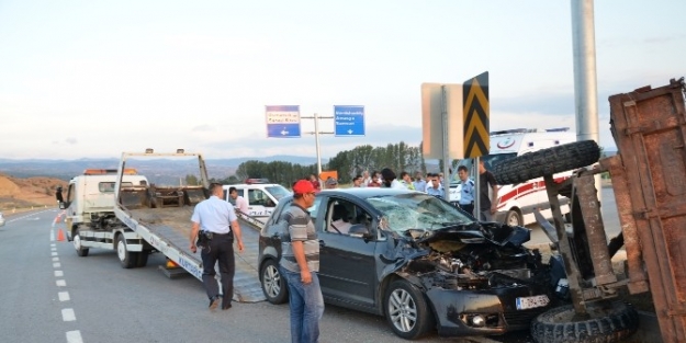 Osmancık’ta Trafik Kazası: 4 Yaralı