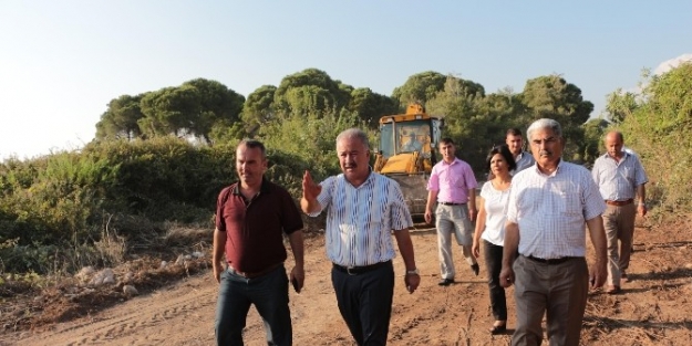 Aksu’da Yol Çalişmalari Devam Ediyor